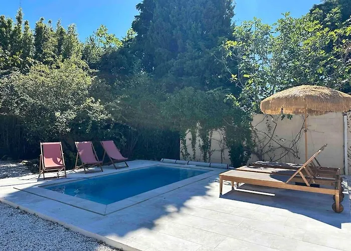 Semesterbostad La Guinguette Sous Les Muriers - Box Gourmande - Piscine - Clim