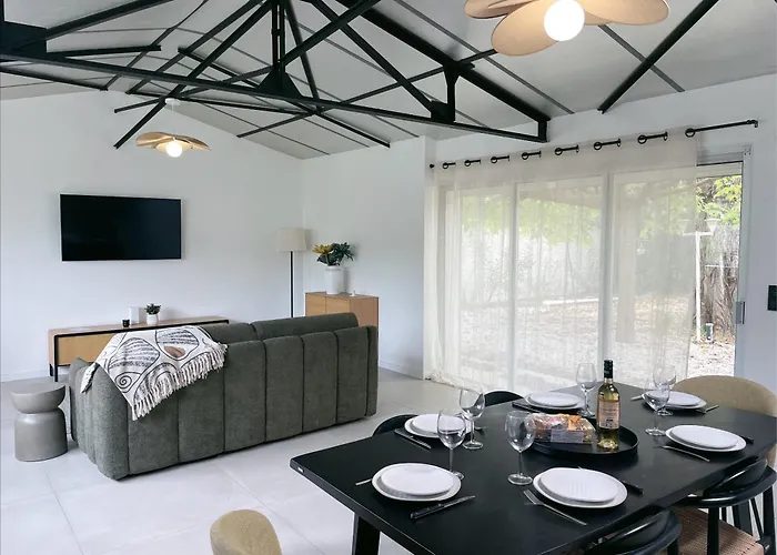 La Guinguette Sous Les Muriers - Box Gourmande - Piscine - Clim Semesterbostad